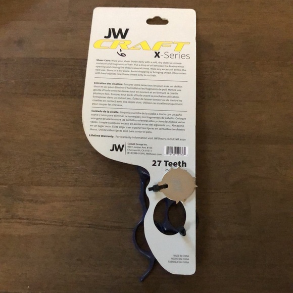 NWT JW Craft x-series 27 teeth Sally Beauty shears - Picture 3 of 3